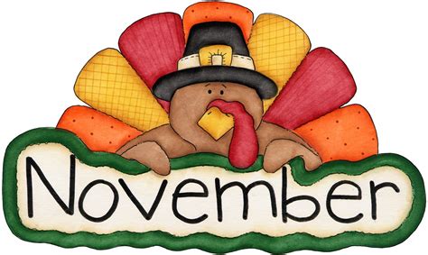 november clip art free
